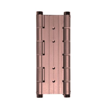 Cerniera a molla CMD 180 Pettiti, doppia azione, portata 20 Kg, spessore porta 50 mm, finitura Alluminio Rame