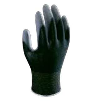 Guanti poliuretano blu Showa B0500B, taglia XL-9, finitura Nero
