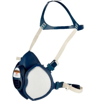 Respiratore a semimaschera senza manutenzione 4251 4000+ 3M, per polveri e vapori organici, classe FFA1P2, con valvola