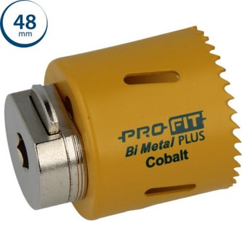 Sega a tazza BiMetal Plus Profit per metallo, passo regolare, diametro 48 mm, denti al Cobalto