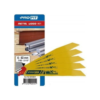 Lama a seghetto Profit 901 per Metallo e Legno, spessore 1,6 mm, lunghezza 225 mm