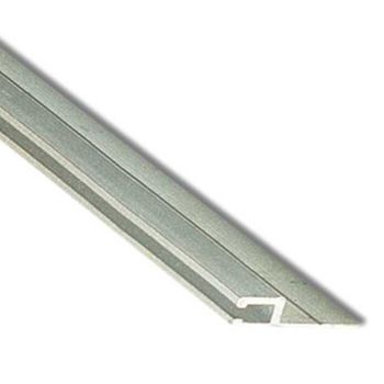 Guaina di supporto per spazzola Strip altezza 17,5 mm, G-ALL-4 1255, materiale alluminio in barre da 2500 mm, finitura Argento