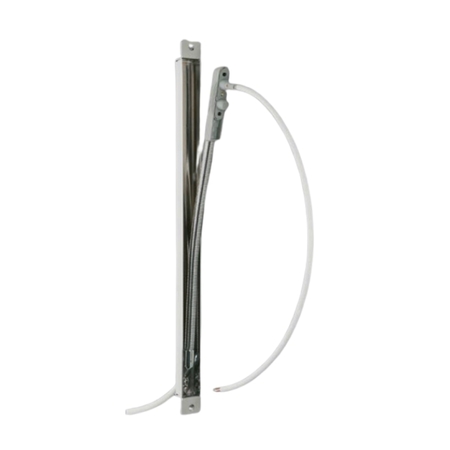 Passavo cablato M 12 90 Link per porta, a scomparsa, con flessibile a molla, apertura anta 100 gradi, lunghezza cavo 2000 mm - spina 1000 mm