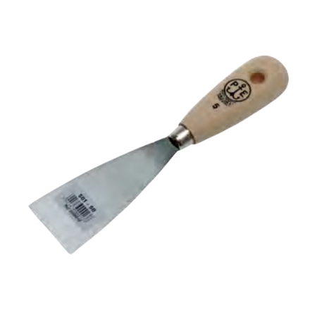 Spatola professionale 501 per stucco, larghezza lama 30 mm, materiale Acciaio Temprato - manico Legno