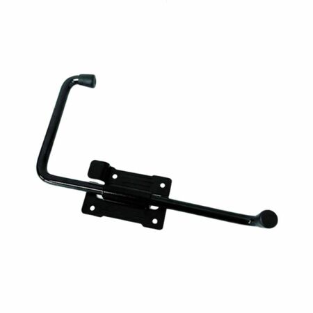 Fermascuro alla piemontese 630 OM4 per scuro esterno, sinistro, diametro 12 mm, braccio 200x140 mm, corsa 120 mm, Acciaio finitura Verniciato Nero