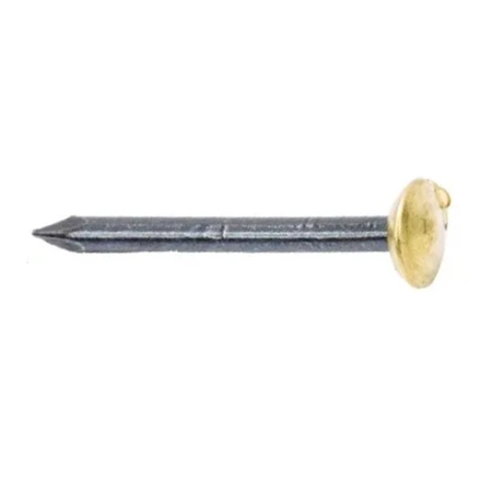 Chiodo Sacar Due per fissaggio, diametro 2 mm, lunghezza 35 mm, Acciaio testa rivestita finitura Ottonato