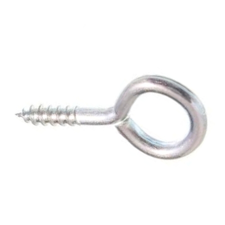 Gancio chiuso Sacar Due per arredamento, con vite ad occhiello, filettatura a legno, dimensioni 2,2x22x7 mm, Acciaio finitura Zincato