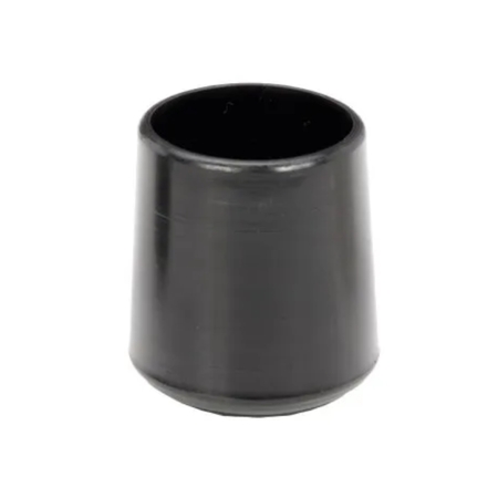 Confezione 4 puntali esterni Sacar Due per tubolare, diametro 18 mm, Gomma finitura Nero