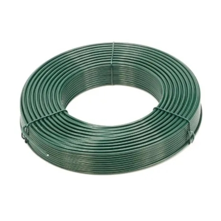 Filo multiuso Sacar Due per recinzione, spessore 1,7 mm, lunghezza 27000 mm, Ferro Plastificato finitura Verde