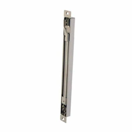 Passacavo scomparsa Opera per porta blindata, con vaschetta dimensione incasso 260x25x17 mm, completo di molla flessibile, Acciaio finitura Cromato