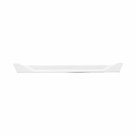 Maniglia Sintesi Integrata Roberto Marella per mobile, interasse 128 mm, dimensione 200x18x20 mm, Zama finitura Bianco