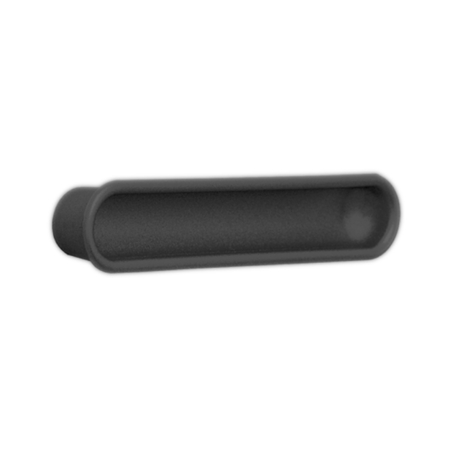 Maniglia incasso 085 Poliplast per mobile, dimensioni foro 80x14x8 mm, esterno 83x14 mm, Plastica finitura Nero