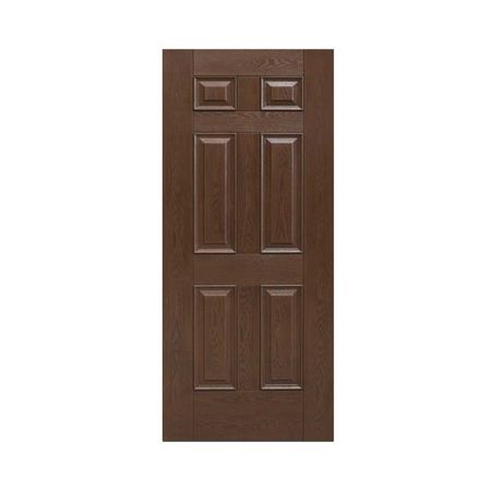 Pannello Urano Kronos per porta blindata, spessore 6,5 mm, dimensioni 920x2100 mm, Fiberglass finitura Noce