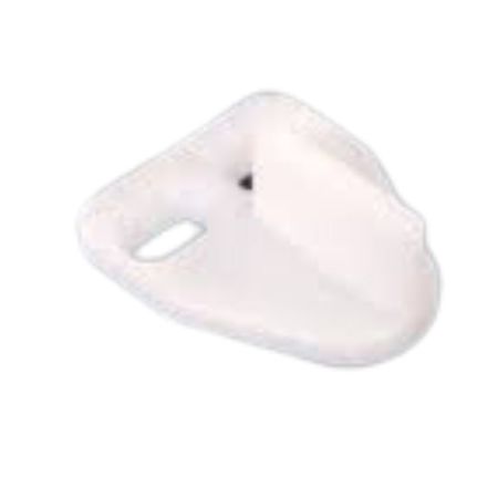 Pattino inferiore 312 Pettiti, larghezza 34 mm, altezza 19 mm, spessore 4 mm, Nylon finitura Neutro