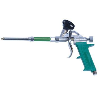 Pistola AG Europur Teflongreen Eurochimica per schiuma poliuretanica, con adattatore standard, finitura Verde