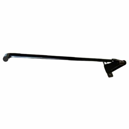 Fermapersiana ad asta 7200304 Albertini per scuri esterni, lunghezza 300 mm, ambidestro, completo di accessori, finitura Nero Ral 9005