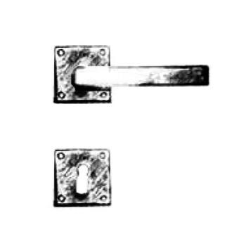 Maniglia per porta GIARA Collections R12, Q.8 mm serie Quadra foro normale VERDE IMPERIALE