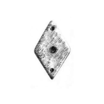 Rosetta per pomolino artigianale Giara Art Design diametro 26 x 43 mm Britannio