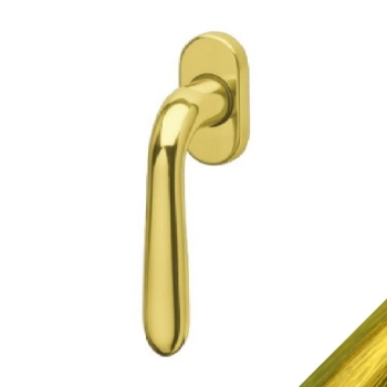 Martellina DK Q7 per finestre, Ghidini serie Monica, con bussole diametro 9,5 mm, in Ottone, finitura Graffiato Verniciato