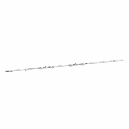 Elemento centrale orizzontale GU Italia per complanare parallelo 966, lunghezza 890-1100 mm, Acciaio finitura Argento