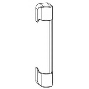 Copertura G-U Italia per supporto cerniera finestra, tipo Uni-Jet, in PVC, finitura Argento