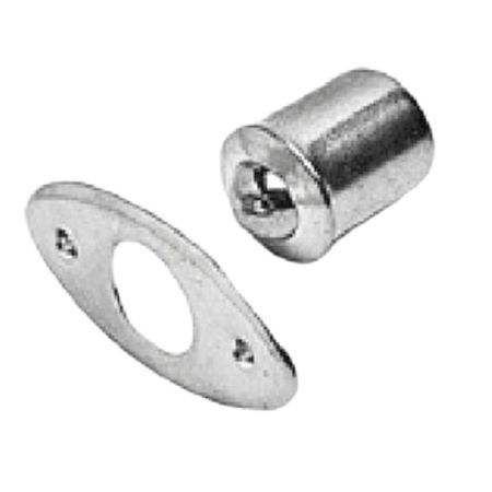 Cricchetto a sfera piena Maco per mobile, diametro 13 mm, finitura Ferro Nichelato