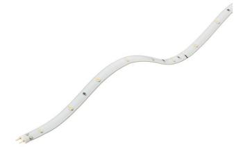 Strip LED flessibile Hafele per mobili, tipo Loox Led 3011, lunghezza 2 m, colore bianco freddo 4000 K, in plastica, finitura Bianco