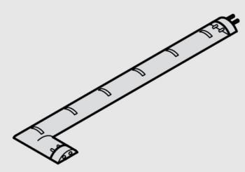 Connettore angolo sinistro Hafele, per Strip Led flessibile multi-white, lunghezza 157,5 mm, potenza 0,9 W