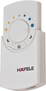 Telecomando per miscelatore multi-white Hafele, sistema 24 V, in plastica, finitura Bianca
