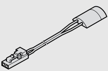Cavo di collegamento Hafele tra Strip Led e driver, tipo Led 3011, lunghezza 2 m, larghezza 8 mm