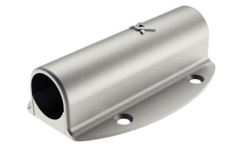 Supporto per dispositivi di accensione Hafele, con sistema Loox, diametro 13 mm, in plastica, finitura Argento