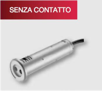 Interruttore dimmer senza contatto Hafele per sistema Loox, diametro 12 mm, con cavo, in plastica, finitura Argento