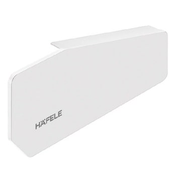 Cover copertura per sportello mobile Free fold Hafele, materiale plastica, colore Bianco