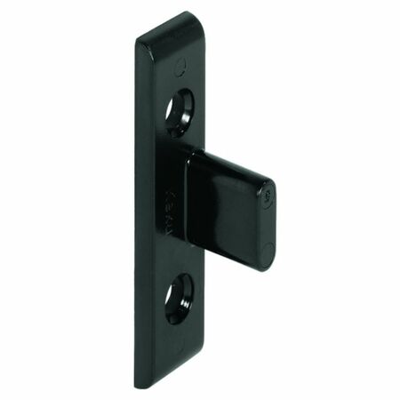 Giunto Keku 262.49.365 da avvitare a sottostrutture, elemento verticale parte telaio, Plastica finitura Nero