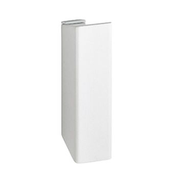 Maniglietta per porte balcone e serramenti in PVC Hoppe, in Alluminio, colore Bianco