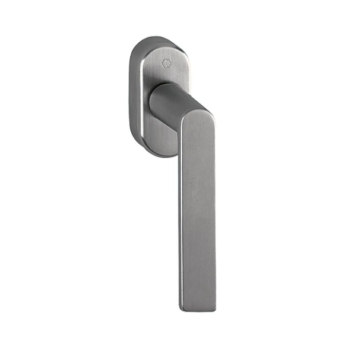  Maniglia martellina DK Los Angeles Hoppe per serramento con Secustik e VarioFit, lunghezza quadro 7x32-42 mm, Ottone finitura Antracite Satinato Resista F97-1-R