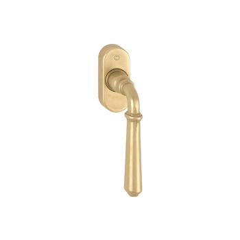 Hoppe serie Elba maniglia per finestre DK Ottone naturale