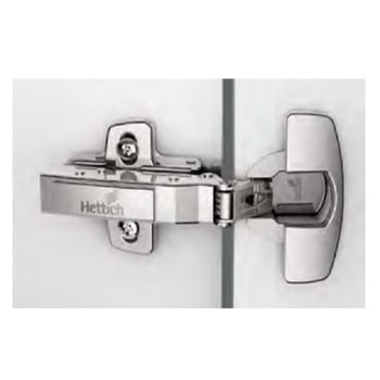 Cerniere a scodellino Sensys 8645i TB 55 FIX Hettich 9 071 239, con fissaggio foratura tipo BLUM ammortizzata sormonto Mezzo fianco