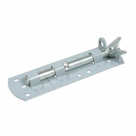 Catenaccio portalucchetto 20180 Ibfm per porta, lunghezza 180 mm, tondo tipo pesante, Acciaio finitura Verniciato