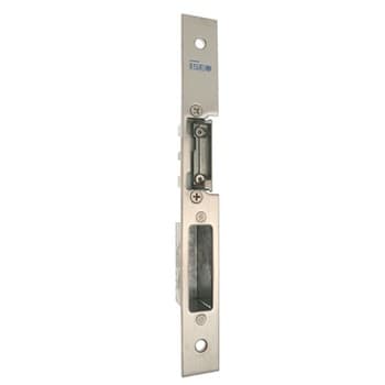 Contropiastra chiusa regolabile ISEO per serratura Multiblindo, dimensione 24x3x220 mm, destra, colore acciaio