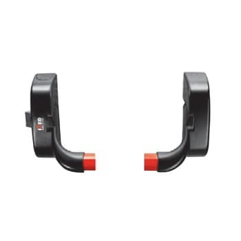 Maniglione antipanico Idea Base ISEO, chiusura laterale, reversibile, scrocco senza autobloccante, colore nero