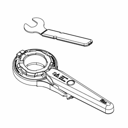 Set attrezzi Iseo per montaggio/smontaggio cover pomolo elettronico Le60
