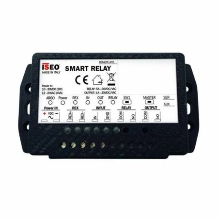 Smart Relay 2.0 Iseo per sistema argo, attuatore con antenna Bluetooth all'interno del dispositivo