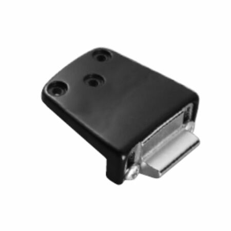 Incontro regolabile Iseo 94100250, per antipanico Idea Base e Push, con sormonto profili da 14 a 24 mm, finitura Nero