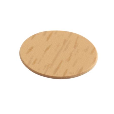 Copriforo adesivo Abs Italfeltri, diametro 13 mm, confezione da 20 pz, Abs finitura Faggio 374