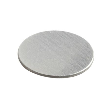 Copriforo adesivo Abs Italfeltri, diametro 13 mm, confezione da 20 pz, Abs finitura Allu Met 07