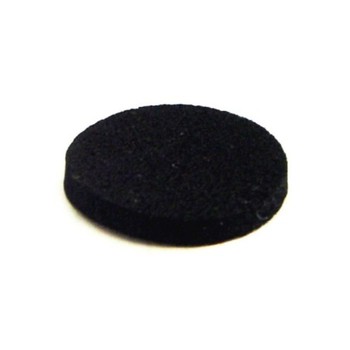 Confezione 20 feltrini adesivi antiscivolo Mussit Italfeltri, spessore 2,5 mm, diametro 14 mm, colore Nero