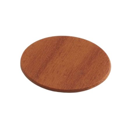 Copriforo adesivo Abs Italfeltri, diametro 13 mm, confezione da 20 pz, Abs finitura Ciliegio 9049