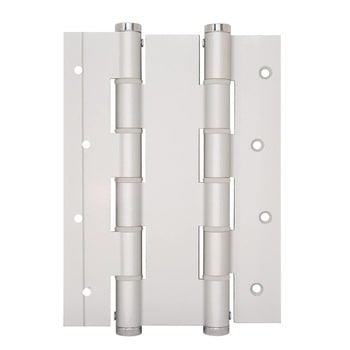 Cerniera a molla DA 180 Justor, doppia azione, portata 40 Kg, spessore porta 50 mm, finitura Alluminio Argento