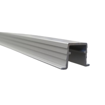 Binario superiore 0100 6A Koblenz per scorrevole System, per anta mobile, lunghezza 4000 mm, in Alluminio, finitura Argento